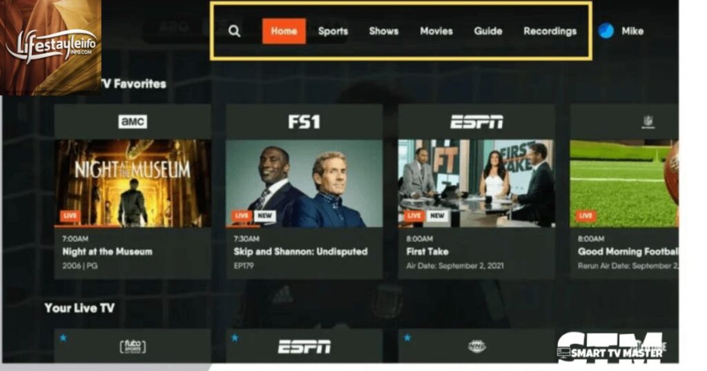 fuboTV on LG TV 